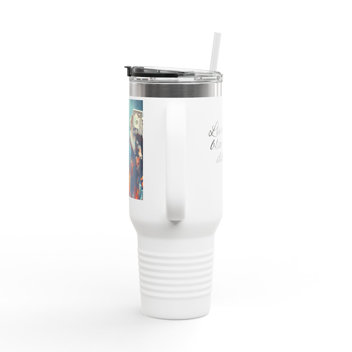 Insulated Travel Mug with Motivational Design, Perfect for Coffee Lovers, Personalized Gifts, Road Trips, Outdoor Adventures, and Holidays
